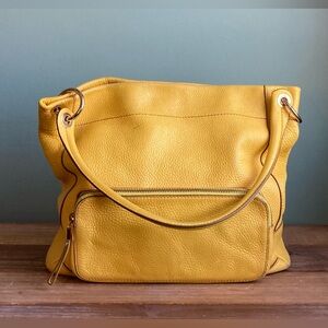 Monsac Soft and Slouchy Leather Hobo Bag